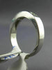ESTATE WIDE .45CT ROUND CUT DIAMOND 18KT WHITE GOLD 3D CHANNEL ANNIVERSARY RING