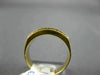 ESTATE WIDE .50CT ROUND CUT DIAMOND 18KT YELLOW GOLD 3D CHANNEL ANNIVERSARY RING