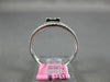 ESTATE WIDE .49CT DIAMOND 18KT WHITE GOLD CLASSIC SQUARE CLUSTER FRIENDSHIP RING