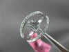 ESTATE WIDE .49CT DIAMOND 18KT WHITE GOLD CLASSIC SQUARE CLUSTER FRIENDSHIP RING
