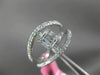 ESTATE WIDE .49CT DIAMOND 18KT WHITE GOLD CLASSIC SQUARE CLUSTER FRIENDSHIP RING