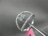 ESTATE WIDE .49CT DIAMOND 18KT WHITE GOLD CLASSIC SQUARE CLUSTER FRIENDSHIP RING