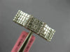 WIDE .90CT DIAMOND 18K WHITE GOLD 3D ROUND & PRINCESS INVISIBLE ANNIVERSARY RING