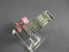 WIDE .90CT DIAMOND 18K WHITE GOLD 3D ROUND & PRINCESS INVISIBLE ANNIVERSARY RING