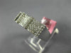 WIDE .90CT DIAMOND 18K WHITE GOLD 3D ROUND & PRINCESS INVISIBLE ANNIVERSARY RING