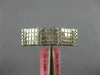 WIDE .90CT DIAMOND 18K WHITE GOLD 3D ROUND & PRINCESS INVISIBLE ANNIVERSARY RING