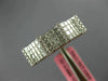 WIDE .90CT DIAMOND 18K WHITE GOLD 3D ROUND & PRINCESS INVISIBLE ANNIVERSARY RING