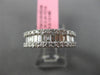 ESTATE WIDE 1.04CT ROUND BAGUETTE DIAMOND 18KT WHITE GOLD SEMI ETERNITY RING 6mm