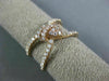 ESTATE WIDE .50CT ROUND CUT DIAMOND 18KT ROSE GOLD 3D CLASSIC LOVE KNOT FUN RING