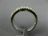 ESTATE WIDE 1.25CT DIAMOND 18KT WHITE GOLD 3D 3 ROW 6MM ROUND ANNIVERSARY RING