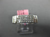 ESTATE .63CT DIAMOND 18K WHITE GOLD PRINCESS & BAGUETTE CHANNEL ANNIVERSARY RING