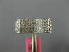ESTATE WIDE 1.02CT DIAMOND 18KT WHITE GOLD 3D PRINCESS INVISIBLE BOW FUN RING