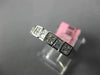 ESTATE .47CT DIAMOND 18K WHITE GOLD PRINCESS & BAGUETTE CHANNEL ANNIVERSARY RING