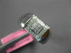WIDE .35CT DIAMOND 18KT WHITE GOLD ROUND & PRINCESS SQUARE BEZEL ENGAGEMENT RING