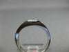 ESTATE .31CT DIAMOND 18KT WHITE GOLD CLASSIC 4 STONE INVISIBLE SQUARE MENS RING