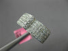 LARGE 1.30CT DIAMOND 18KT WHITE GOLD ROUND & PRINCESS MULTI ROW ANNIVERSARY RING
