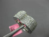 LARGE 1.30CT DIAMOND 18KT WHITE GOLD ROUND & PRINCESS MULTI ROW ANNIVERSARY RING