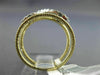 ESTATE WIDE .30CT ROUND DIAMOND 14KT YELLOW GOLD 3D CLASSIC INFINITY LOVE RING