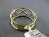 ESTATE WIDE .30CT ROUND DIAMOND 14KT YELLOW GOLD 3D CLASSIC INFINITY LOVE RING