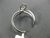 ESTATE WIDE .27CT ROUND DIAMOND 18K WHITE GOLD 3D CLASSIC BOW INFINITY FUN RING