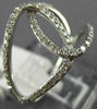ESTATE WIDE .42CT ROUND CUT DIAMOND 14KT WHITE GOLD 3D CLASSIC LOVE KNOT RING