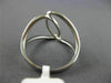 ESTATE WIDE .42CT ROUND CUT DIAMOND 14KT WHITE GOLD 3D CLASSIC LOVE KNOT RING