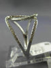 ESTATE WIDE .42CT ROUND CUT DIAMOND 14KT WHITE GOLD 3D CLASSIC LOVE KNOT RING