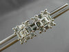 ESTATE LARGE 1.50CT MULTI SHAPE DIAMOND 14KT WHITE GOLD 3D STUD EARRINGS #24465
