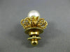 ESTATE AAA SOUTH SEA PEARL 14KT YELLOW GOLD 3D FLOWER BROOCH PIN #26650