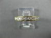 ESTATE .30CT DIAMOND 14KT YELLOW GOLD ROUND CHANNEL COMFORT FIT ANNIVERSARY RING