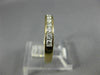 ESTATE .30CT DIAMOND 14KT YELLOW GOLD ROUND CHANNEL COMFORT FIT ANNIVERSARY RING