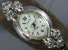 ANTIQUE ART DECO HAMILTON .72CT OLD MINE DIAMOND 14KT WHITE GOLD WATCH #19449