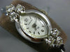ANTIQUE ART DECO HAMILTON .72CT OLD MINE DIAMOND 14KT WHITE GOLD WATCH #19449