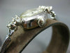 ANTIQUE ART DECO HAMILTON .72CT OLD MINE DIAMOND 14KT WHITE GOLD WATCH #19449