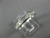 ESTATE .30CT DIAMOND 14KT WHITE GOLD ROUND CHANNEL COMFORT FIT ANNIVERSARY RING
