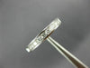 ESTATE .30CT DIAMOND 14KT WHITE GOLD ROUND CHANNEL COMFORT FIT ANNIVERSARY RING