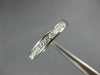 ESTATE .30CT DIAMOND 14KT WHITE GOLD ROUND CHANNEL COMFORT FIT ANNIVERSARY RING