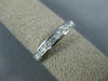 ESTATE .30CT DIAMOND 14KT WHITE GOLD ROUND CHANNEL COMFORT FIT ANNIVERSARY RING