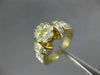 1.65CT WHITE & FANCY DIAMOND 14K YELLOW GOLD 3D ROUND & PRINCESS ENGAGEMENT RING