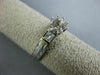 ANTIQUE DIAMOND 18KT WHITE GOLD FILIGREE ROUND SEMI MOUNT ENGAGEMENT RING #21148