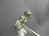 ANTIQUE DIAMOND 18KT WHITE GOLD FILIGREE ROUND SEMI MOUNT ENGAGEMENT RING #21148