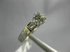 ANTIQUE DIAMOND 18KT WHITE GOLD FILIGREE ROUND SEMI MOUNT ENGAGEMENT RING #21148