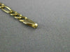 ESTATE LONG 14KT YELLOW GOLD CLASSIC ITALIAN FIGARO LOBSTER LOCK BRACELET #24144