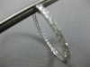 ESTATE 2.45CT DIAMOND 14KT WHITE GOLD 3D CLASSIC HOOP DOUBLE SIDED EARRINGS