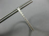 ESTATE 2.45CT DIAMOND 14KT WHITE GOLD 3D CLASSIC HOOP DOUBLE SIDED EARRINGS
