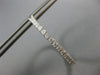 ESTATE 2.45CT DIAMOND 14KT WHITE GOLD 3D CLASSIC HOOP DOUBLE SIDED EARRINGS