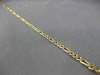 ESTATE LONG 14KT YELLOW GOLD CLASSIC FIGARO BRACELET 3mm 8 INCHES ELEGANT #ELV60