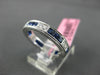 2.23CT DIAMOND & AAA SAPPHIRE 18KT WHITE GOLD FILIGREE ETERNITY ANNIVERSARY RING