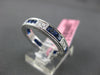 2.23CT DIAMOND & AAA SAPPHIRE 18KT WHITE GOLD FILIGREE ETERNITY ANNIVERSARY RING