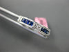 2.23CT DIAMOND & AAA SAPPHIRE 18KT WHITE GOLD FILIGREE ETERNITY ANNIVERSARY RING